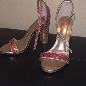 Glittery heels